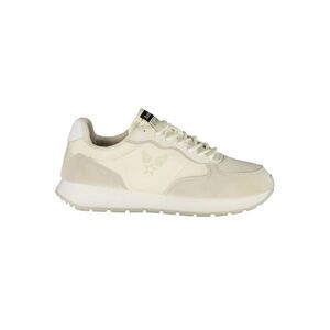 Avirex White Polyester Athletic Men's Sneakers